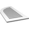 Ekena Millwork Quarter Round Top Left Surface Mount PVC Gable Vent w/ 3-1/2"W x 1"P Standard Frame, 20"W x 42"H GVPQL20X4201SF - alternate 5
